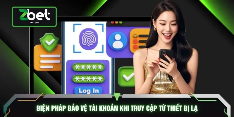 Biện pháp bảo vệ tài khoản khi truy cập từ thiết bị lạ