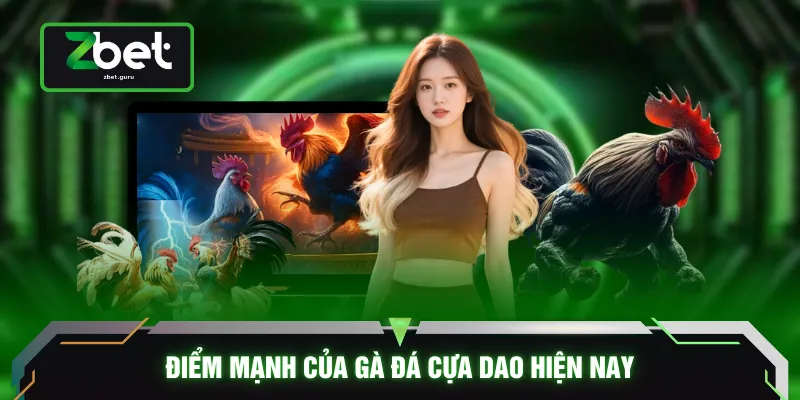 Điểm mạnh của gà đá cựa dao hiện nay