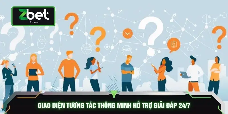 Giao diện tương tác thông minh hỗ trợ giải đáp 24/7